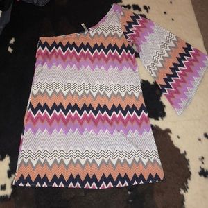 Boutique one shoulder dress